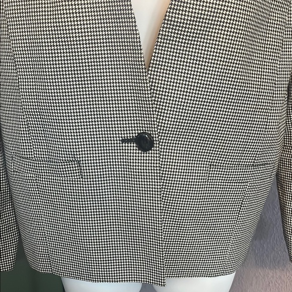 VTG Sheridan Square Herringbone Women's black/ white Blazers/Suits Jackets Sz 12 - Picture 4 of 10